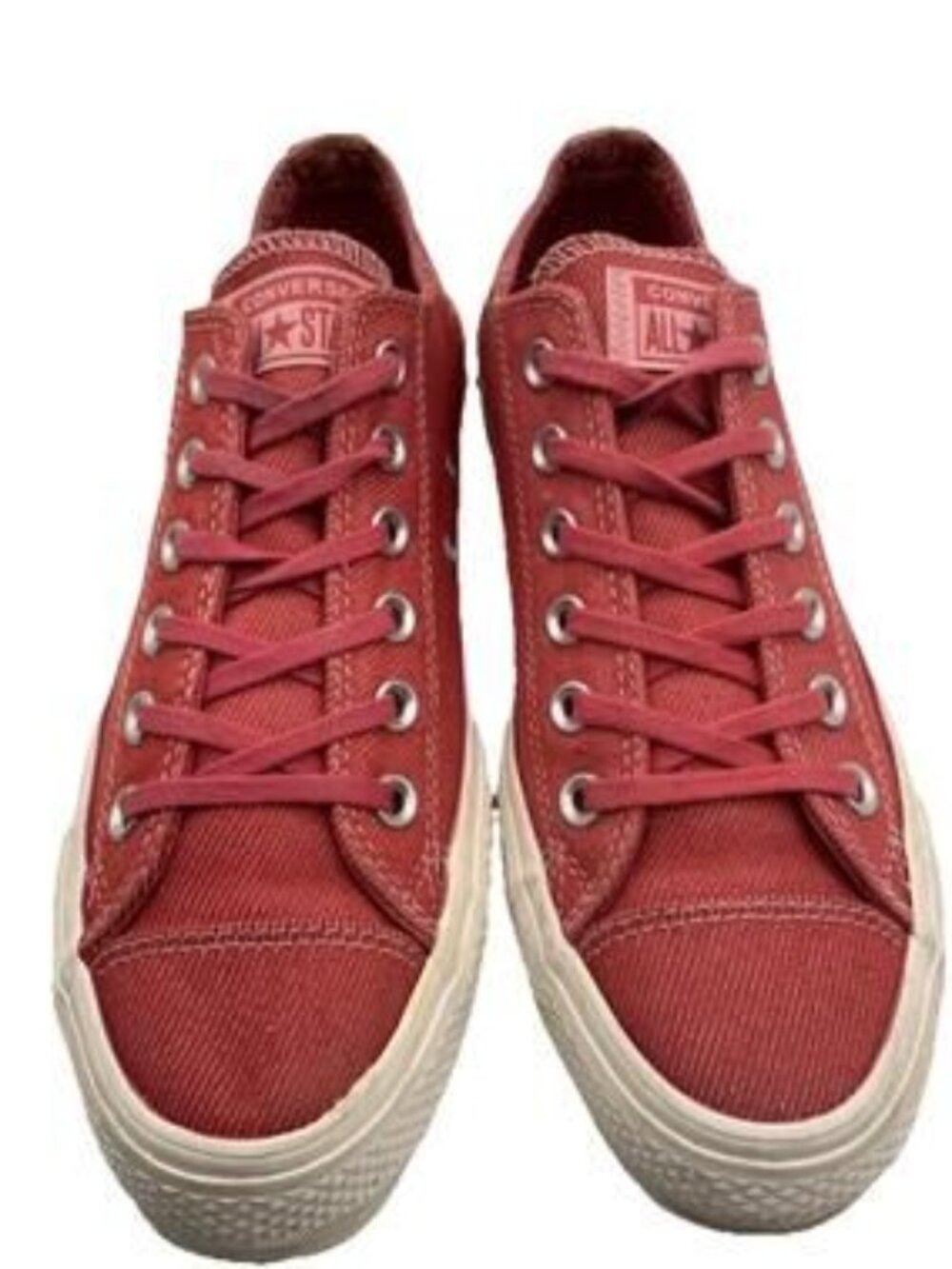 Dark Pink Blush Size 7 Converse All Stars Platforms